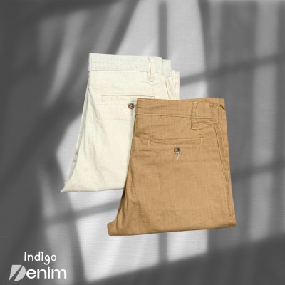 Remi Cotton Trouser 2 Pieces Combo "Khaki X Off White"